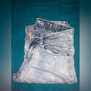 SIZE1 BLUE STRAIGHT LEG JEANS